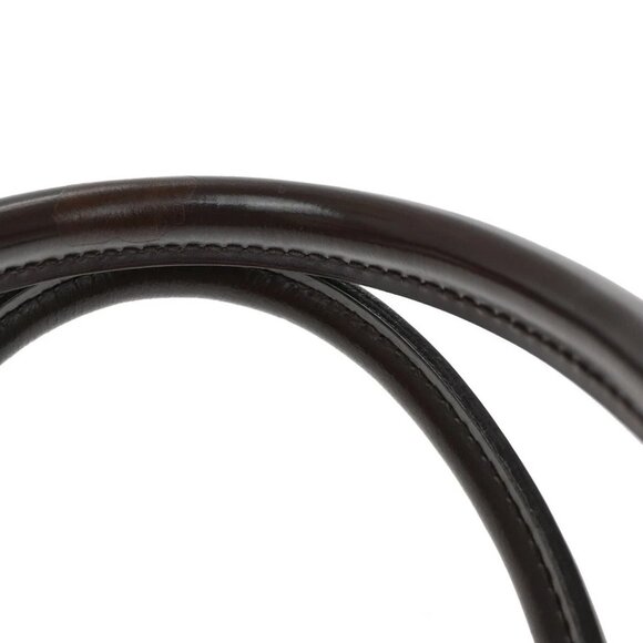 LOUIS VUITTON Nolita Hand Bag Damier Ebene Leather Brown France - Picture 9 of 16